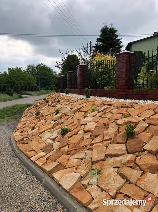 Kamień naturalny ogrodowy na skarpy mury polski Wielgomłyny