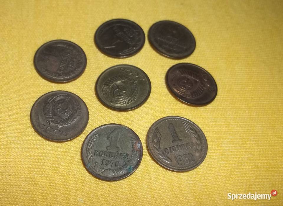 Moneta 1 kopiejka ZSRRRosja 1976 do 1985monety Łódź