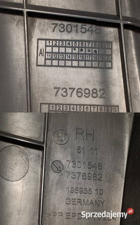 BMW 2 F45 F46 ŚLIZG MOCOWANIE ZDERZAKA PRAWY