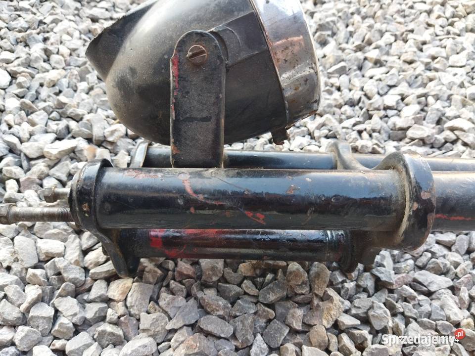 Przód motorynka z lampą widelec Maruszów