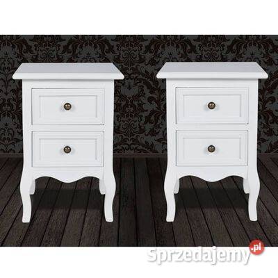 vidaXL Szafki nocne z 2 szufladami 2 MDF Warszawa