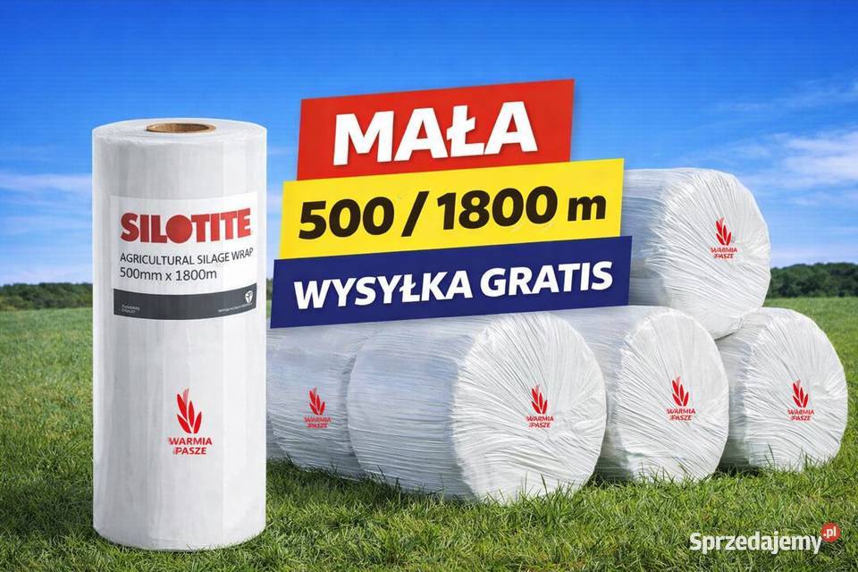 Folia na baloty sianokiszonkę WYSYŁKA MAŁA Sokołów Podlaski sprzedam