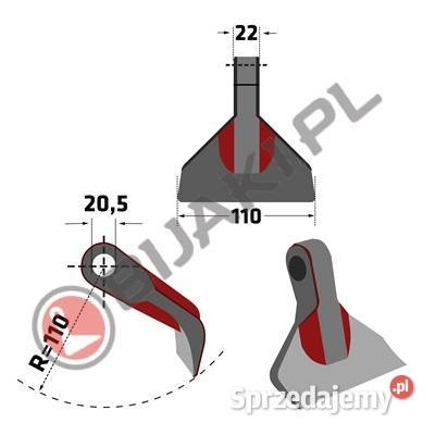 Bijak młotkowy RM82 do Bomford JNO Perfect Chmielniki