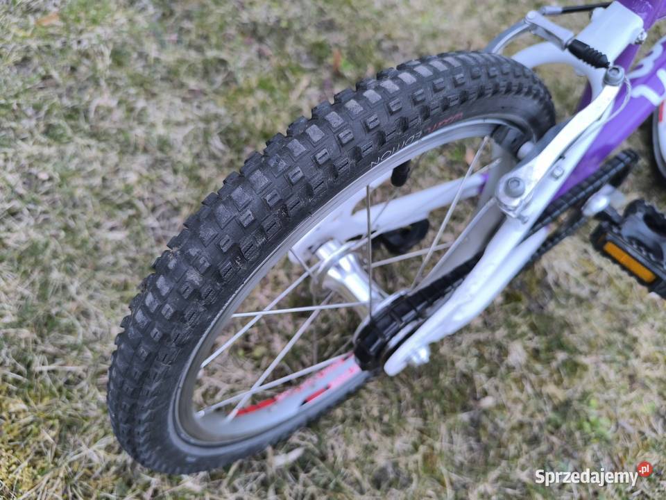 Lekki rower dziecięcy Woom 3 16 kolor fioletowy Dwikozy