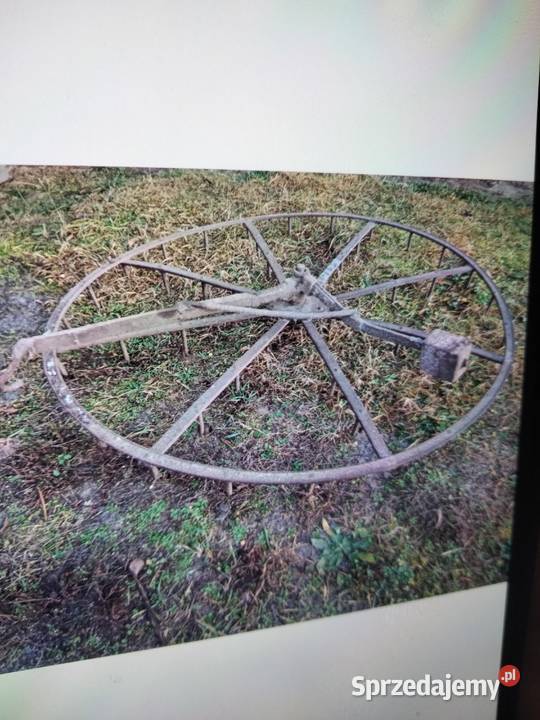 brona okragla obrotowa konna niemiecka zabytkowa świętokrzyskie Mierzawa