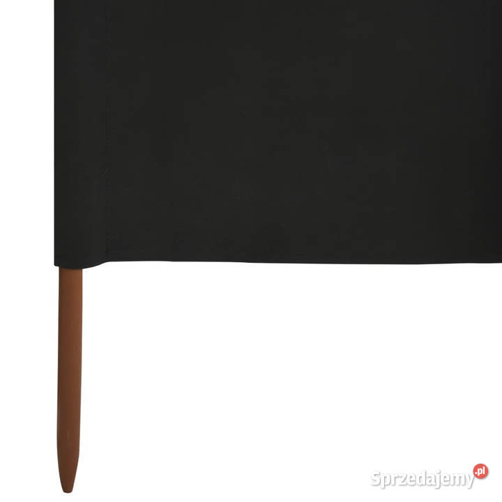 Parawan 5skrzydłowy z tkaniny 600x160 czarny Warszawa sprzedam