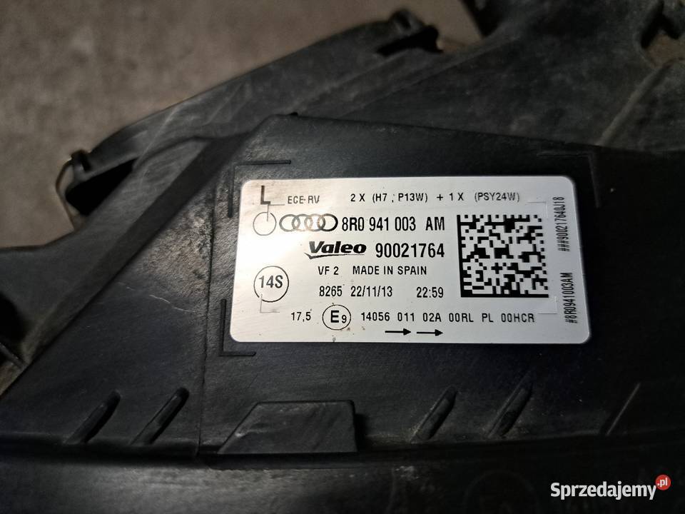 Audi Q5 lampy 8r0941004am Wrocław