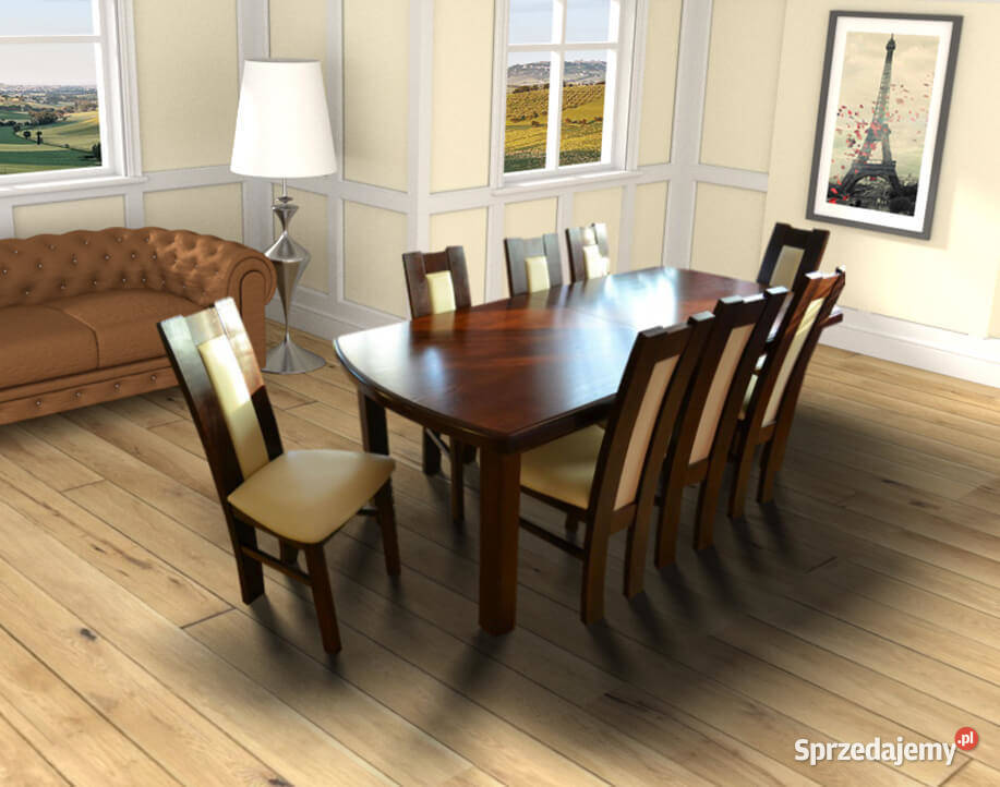 Stół Dębowy KARO 6 krzeseł OMEGA Zielona Góra sprzedam