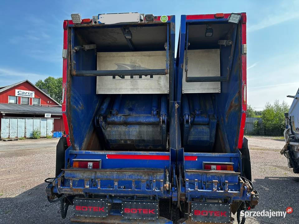 SCANIA P 230 śmieciarka 14 m3 NTM 2 k