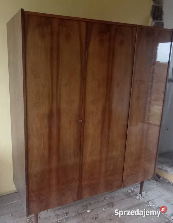Szafa PRL Obornickie fabryki mebli Gdów