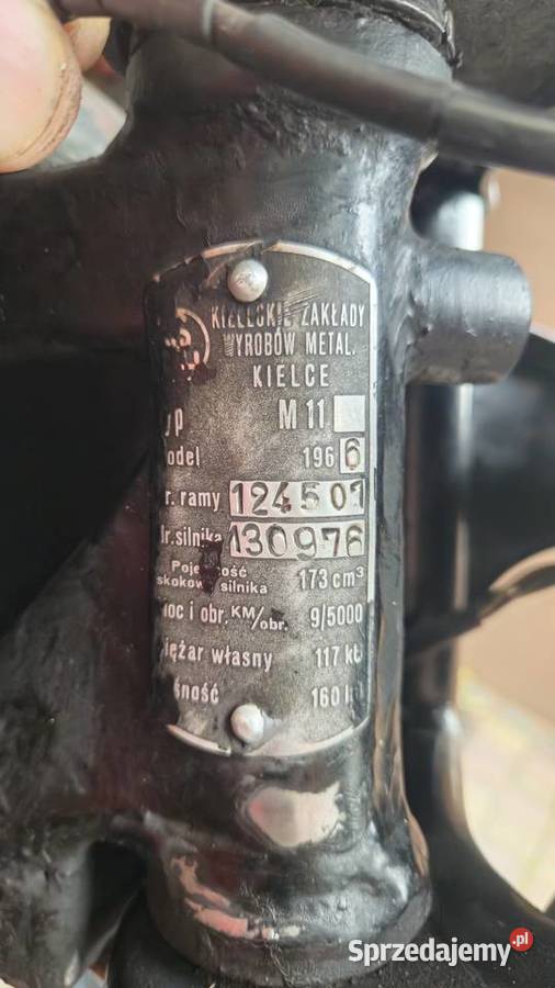 Sprzedam SHL M11 1966 zarejstrowana Pozostałe łódzkie Kutno
