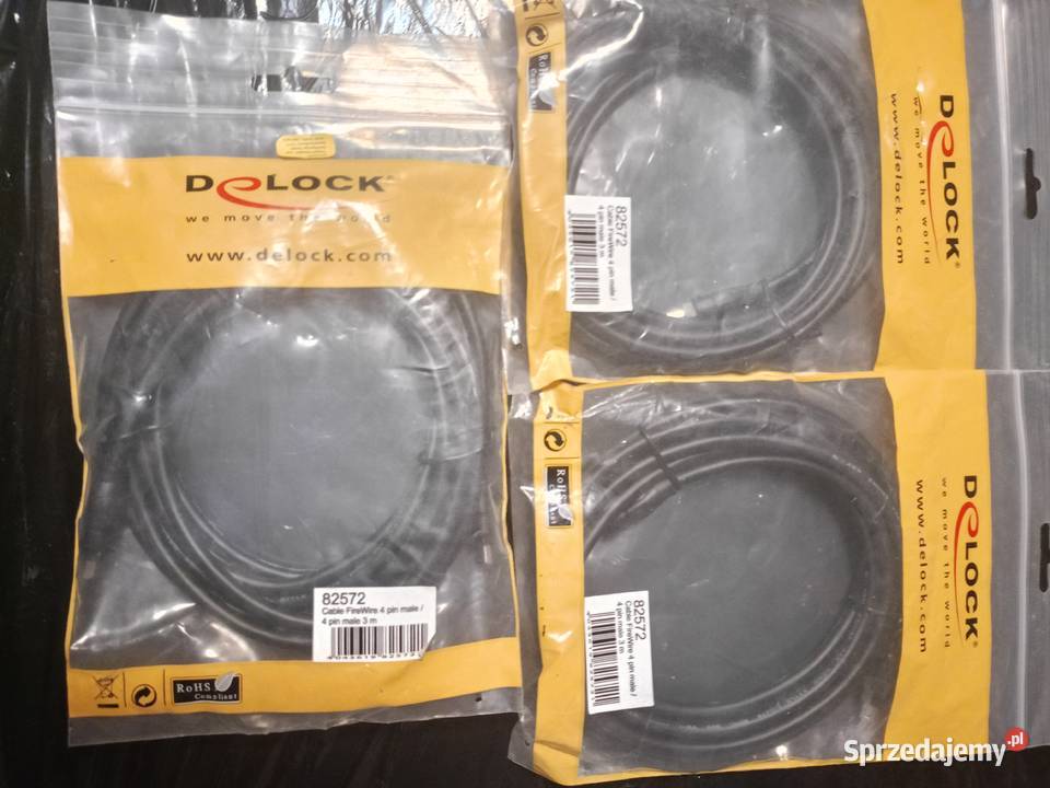 Kable FireWire 6pin6pin 3m i FireWire 4piny podlaskie