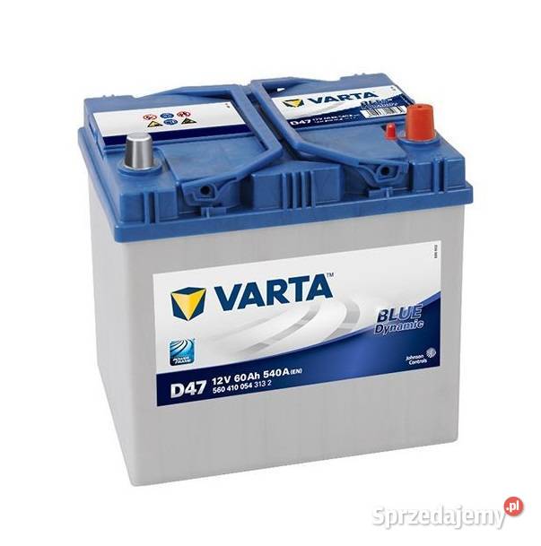Akumulator Varta Blue Dynamic D47 60Ah540A