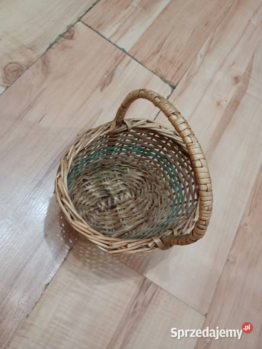 koszyczek kosz wiklinowy 18x15x9 19 brązowy brązowy