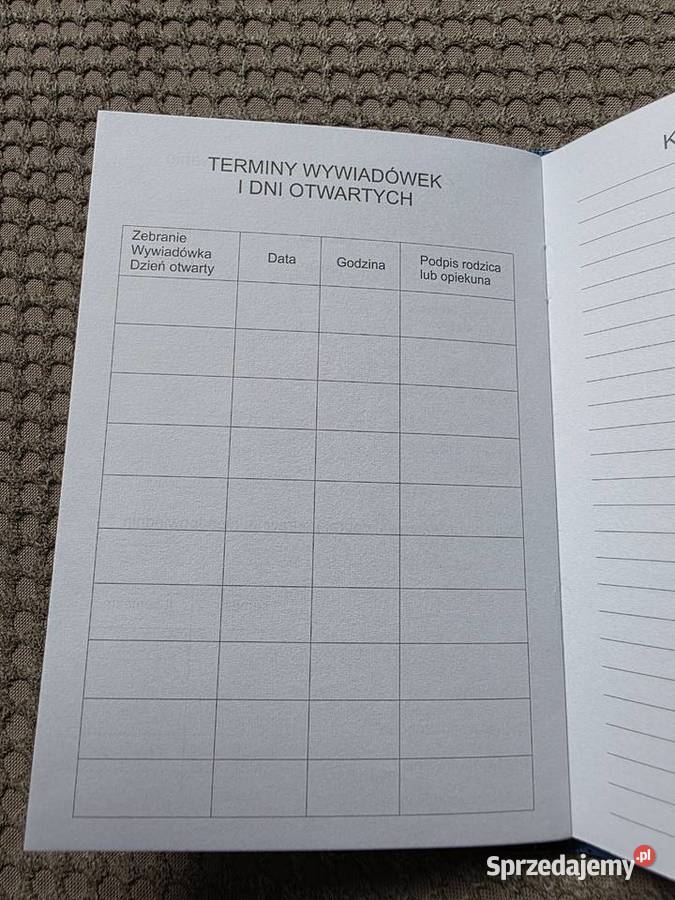 nowy dzienniczek ucznia twarda okładka Kraków sprzedam