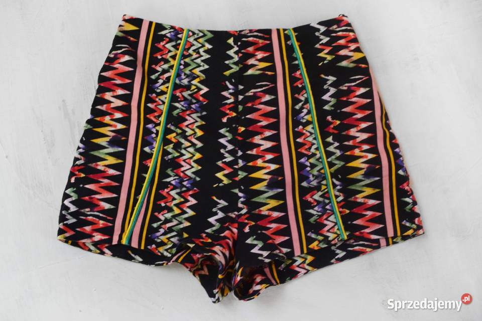 spodenki z wysokim stanem szorty hippie na lato