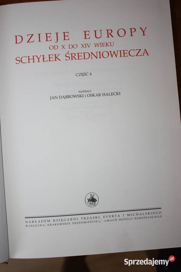 Przedruk wydania Wielka Historyja powszechna mazowieckie Warszawa