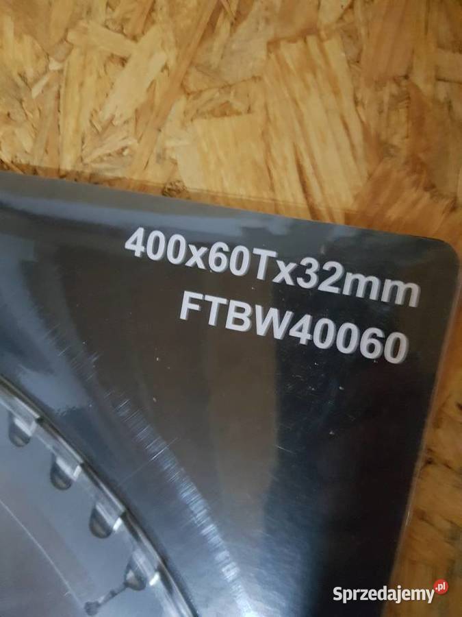 TARCZA WIDIOWA DO DREWNA 400mm 60 ZĘBÓW Głogowa