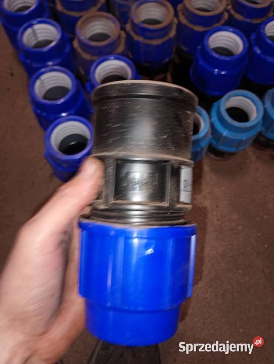 Złączka skręcana zaciskowa do PE 50mm x 2 Turkowice