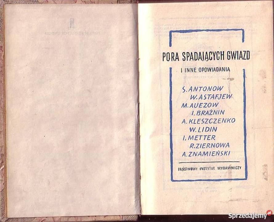 0619 PORA SPADAJĄCYCH GWIAZD I INNE OPOWIADANIA Czyrna