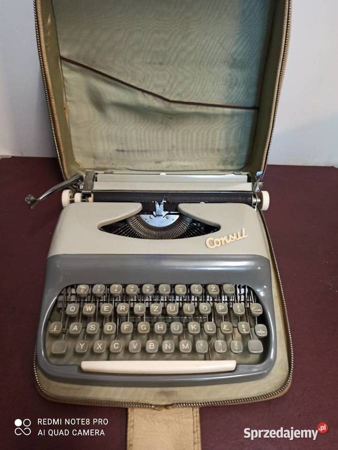 Maszyna do pisania Consul gwarancja instrukcja Gniezno
