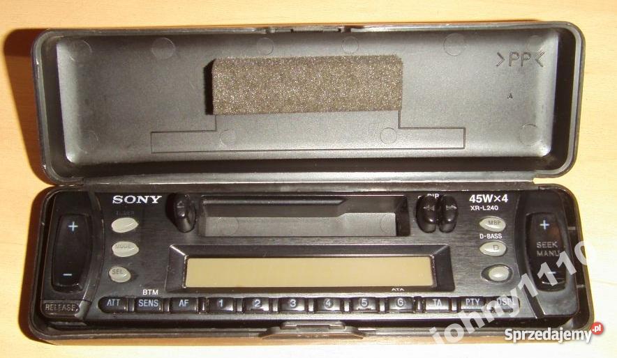 SONY XRL240 MP3 Adapter Radioodtwarzacze