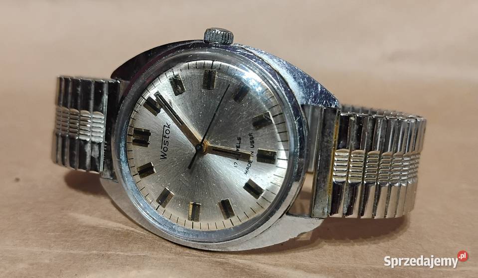 Zegarek Męski Wostok 17 JEWELS 2409 srebna