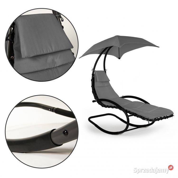 GRAY Fotel ogrodowy leżak leżanka bujana sprzedam