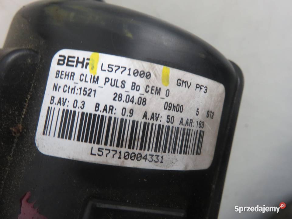 DMUCHAWA CITROEN C5 III L5771000