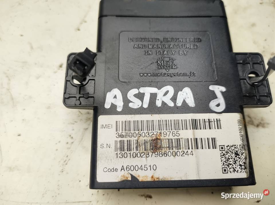 OPEL ASTRA J moduł lokalizator GPS A6004510 Części świętokrzyskie Kielce
