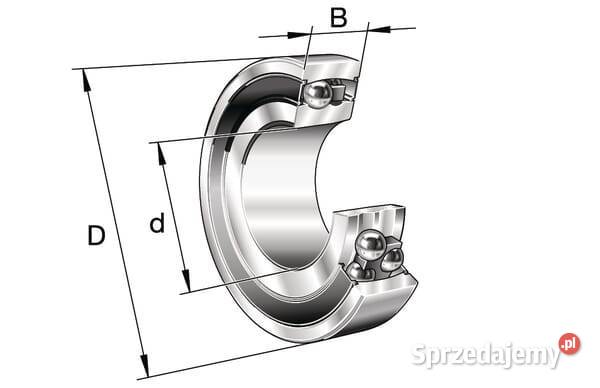 Łożysko kulkowe samonastawne 60x110x28 mm INAFAG Części i osprzęt rolniczy Kamionna