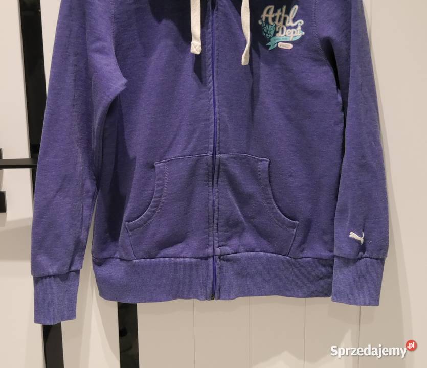 Puma świetna fioletowa bluza 40 L fioletowy Wrocław sprzedam