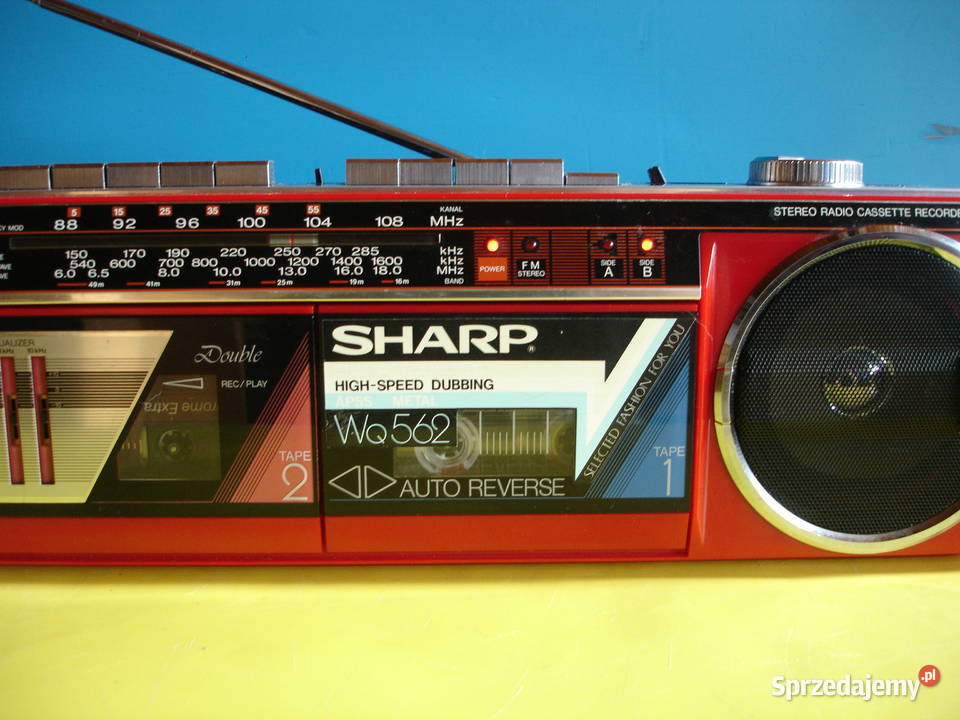 Radiomagnetofon SHARP WQ562H Radioodtwarzacze lubuskie Zielona Góra