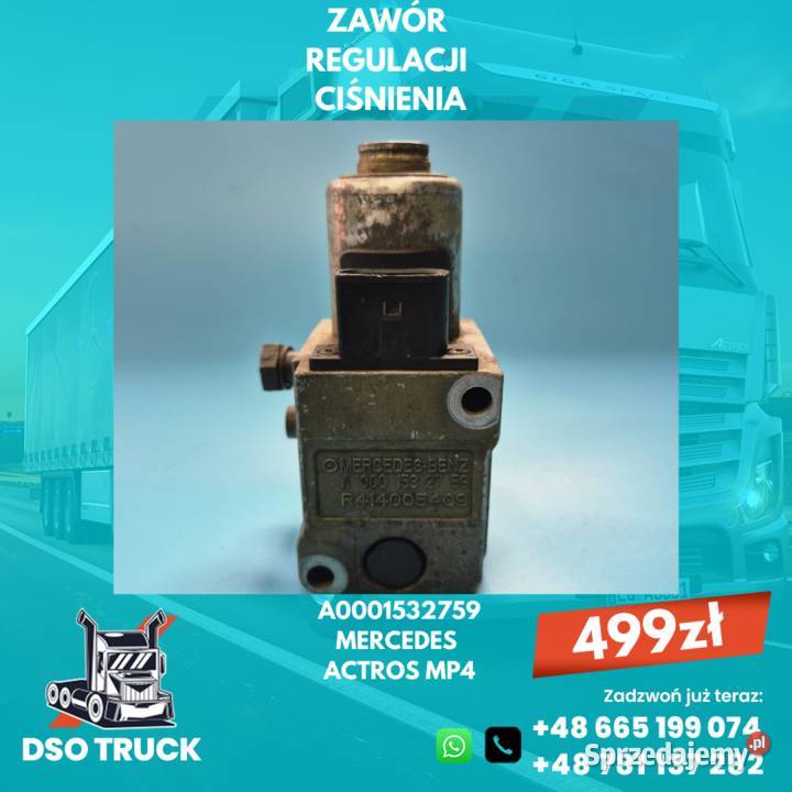Zawor regulacji cisnienia A0001532759 Mercedes Zawichost
