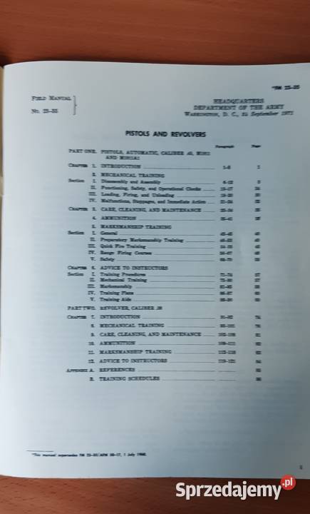 Oryginalana FM 2335 Pistols and Revolvers z 1986 mazowieckie Legionowo