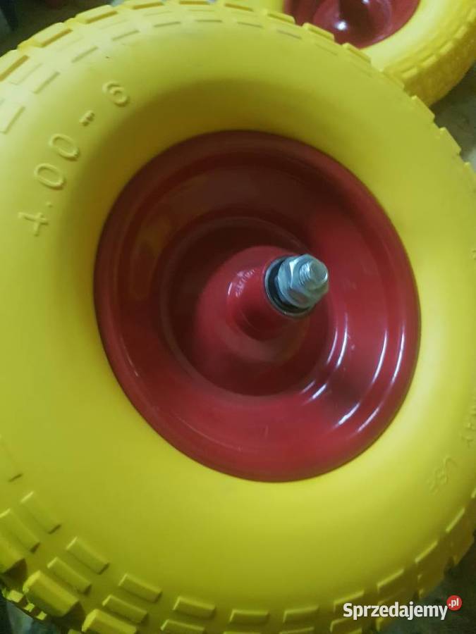 Koło kółko do taczki 4006 pełne z ośką 12 mm wielkopolskie Głogowa