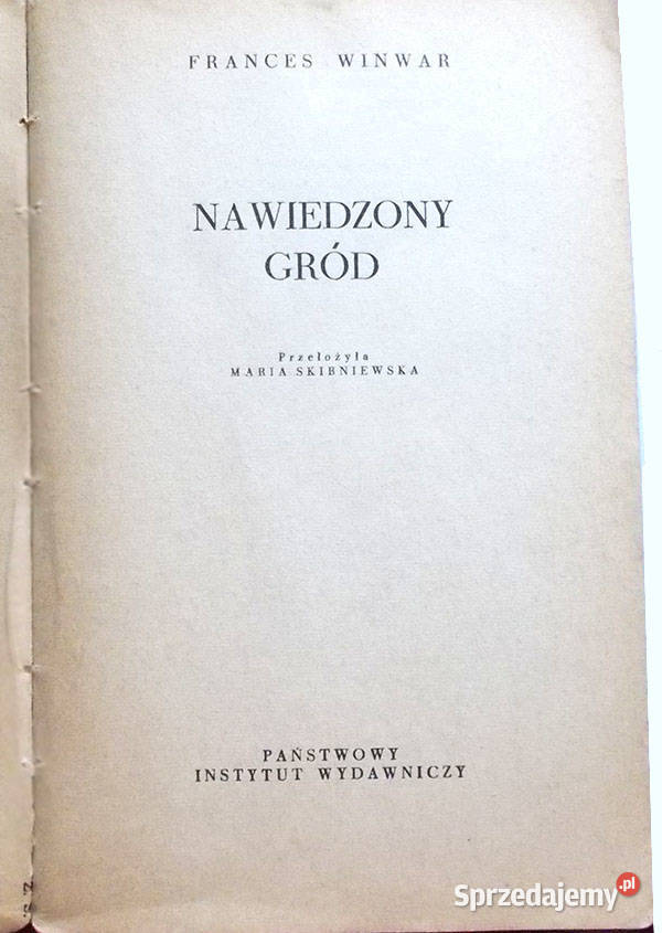 książka nawiedzony ogród biografia Edgara Allana sprzedam