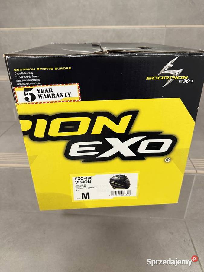 Kask motocyklowy Scorpion Exo 490 Vision Rozmiar Tarnów