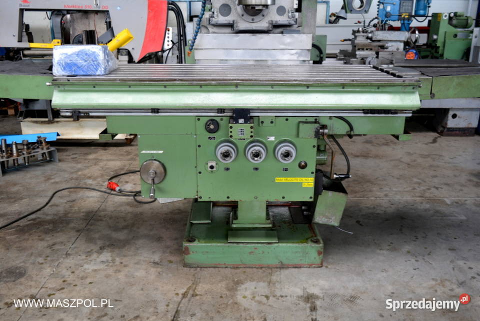 Frezarka uniwersalna FGS 5063 rb 1999 TOS KURIM łódzkie Głowno