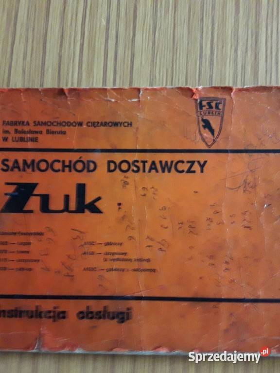 Żuk instrukcja obsługi PRL Piotrków Trybunalski