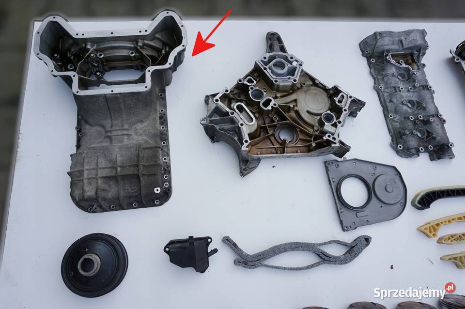 MISKA OLEJOWA MERCEDES CLS W219 35 BENZYNA smarowanie silnika Nowy Tomyśl