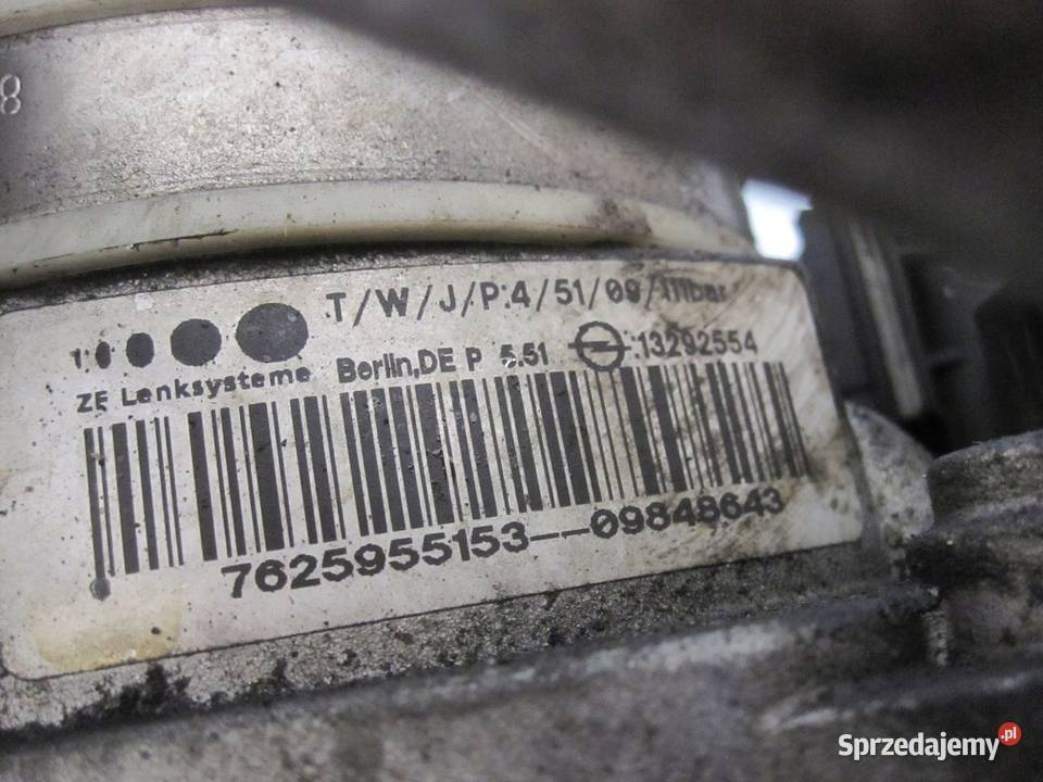 OPEL ZAFIRA B pompa wspomagania 13292554 Pompy wspomagania