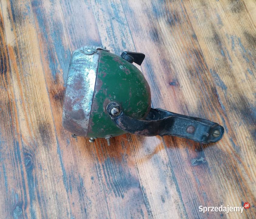 Przedwojenna Polska Lampa Rowerowa Rotodyn Konin