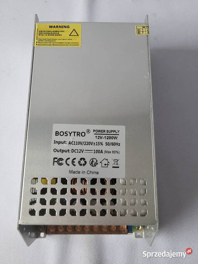 OUTLET Zasilacz impulsowy BOSYTRO 12V1200W Częstochowa