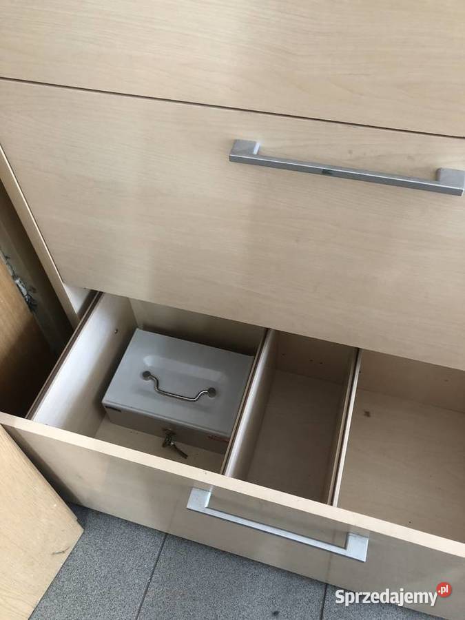 Regał biurowy w stanie z kasetką 80cm Warszawa