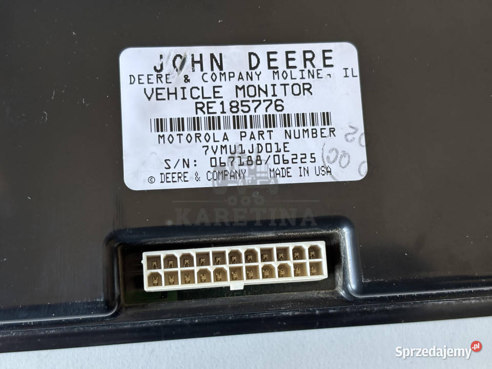 John Deere Wyświetlacz Panel Sterownik Jastrzębniki