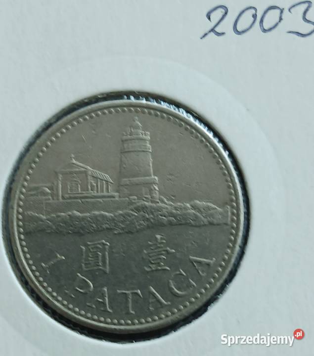 1 Pataca Macao 2003 r wielkopolskie Konin sprzedam