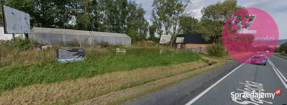 Działka inwestycyjna Bilsko Łososina Dolna asfalt