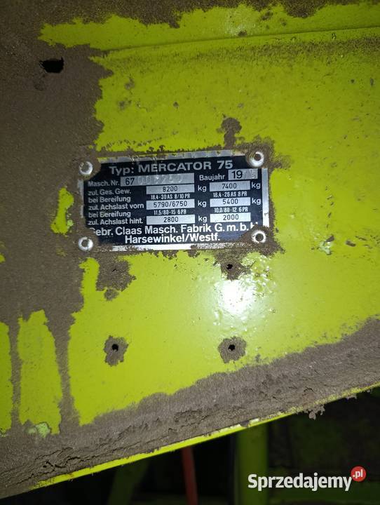 Claas mercator 75 Wolbrom