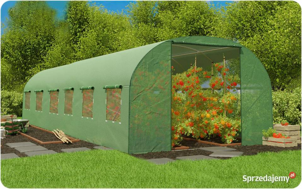 TUNEL FOLIOWY OGRODOWY SZKLARNIA 3x6m FOLIAK Warszawa